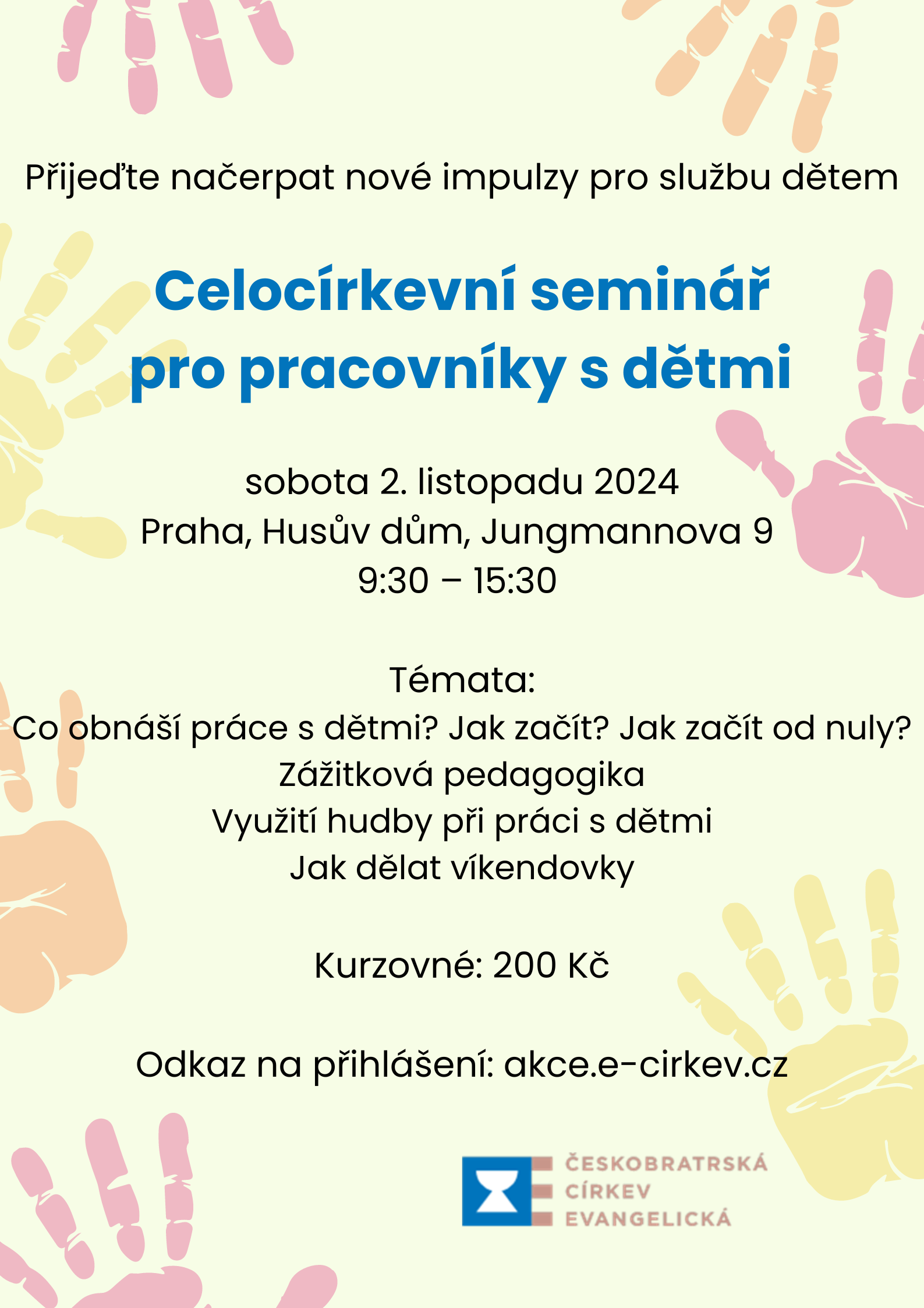 Celocírkevní seminář pro pracovníky s dětmi