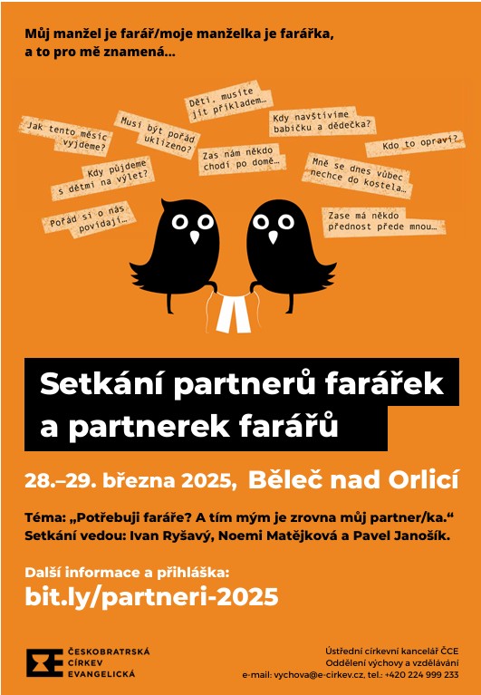 Setkání partnerů farářek a partnerek farářů