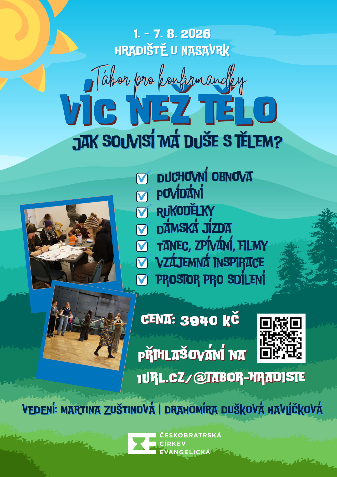 Tábor pro konfirmandky Víc než tělo