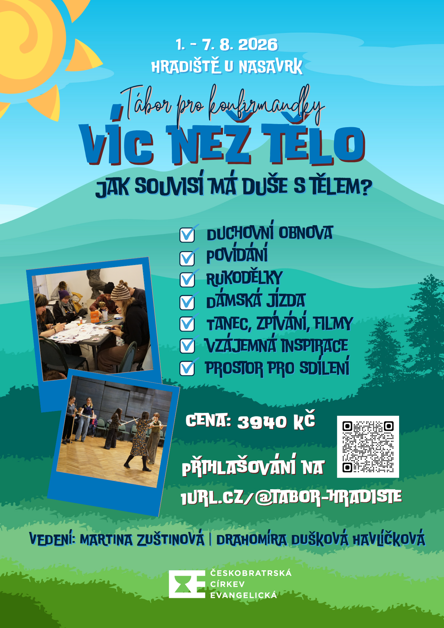 Tábor pro konfirmandky Víc než tělo